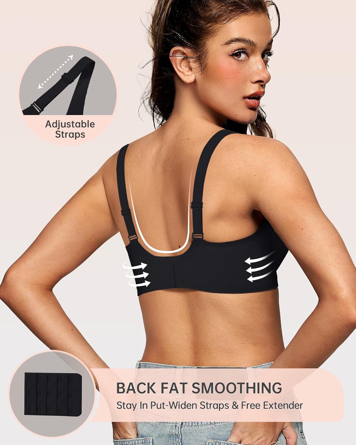 Comfortable Wireless Push-Up Bra